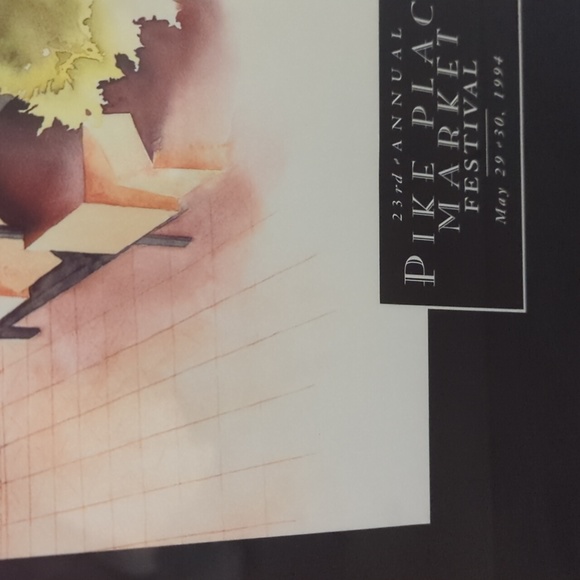 Vintage  Pike Place Market framed print - Picture 13 of 15